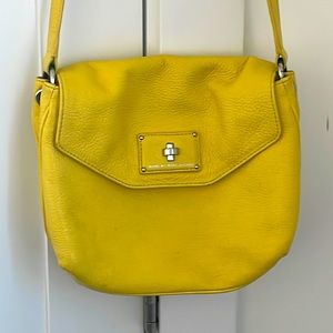 Yellow Marc Jacobs crossbody bag